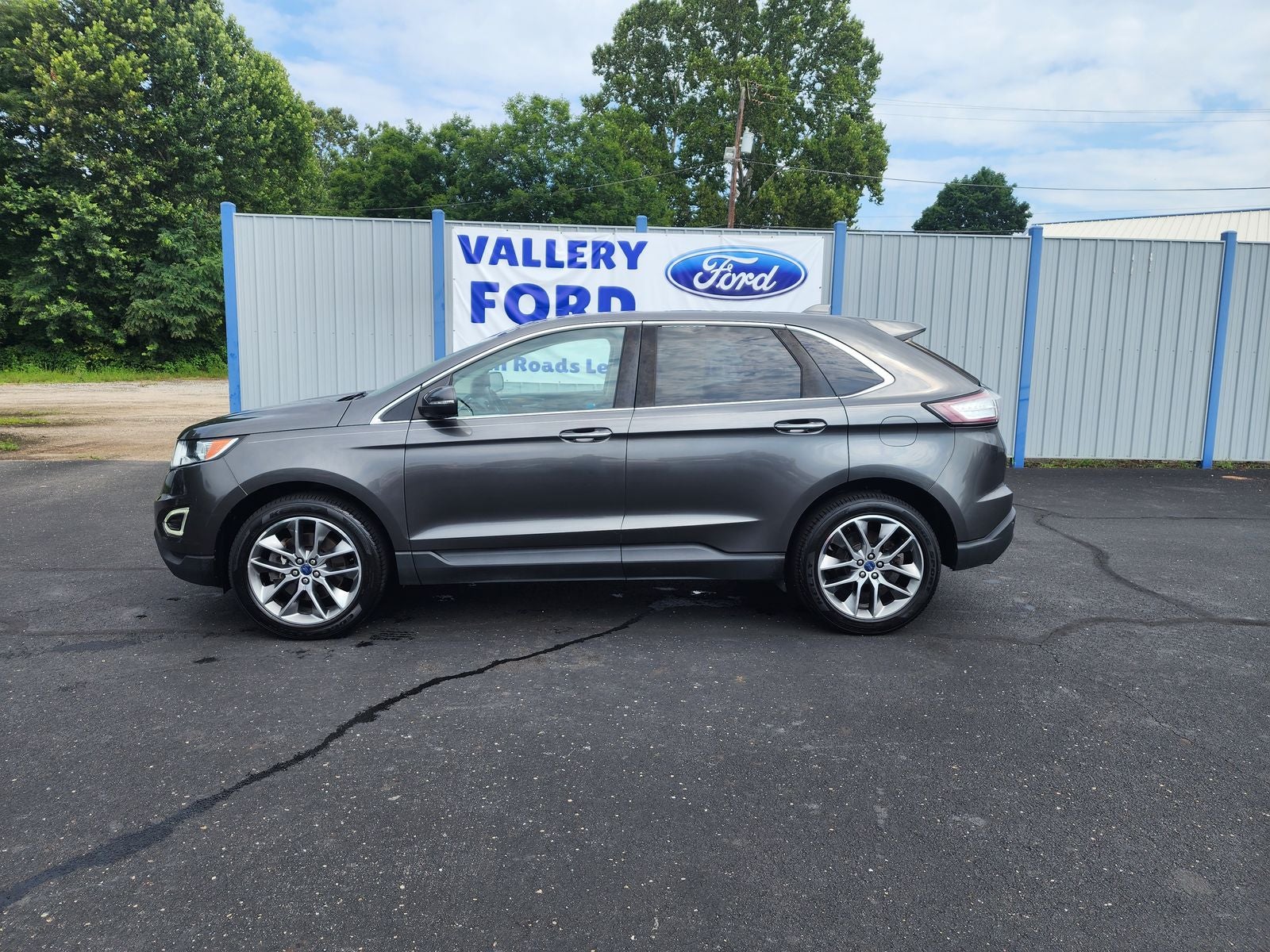 Used 2016 Ford Edge Titanium with VIN 2FMPK4K90GBB68592 for sale in Waverly, OH